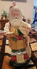 Vintage Cheryl Ann Toy Shop Santa Claus America Figurine 12"   K