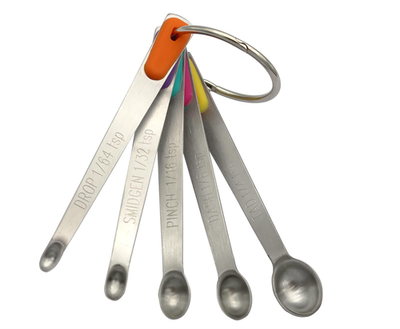 #ad #ad BERYLER Mini Measuring Spoons Set Tiny Stainless Steel Measure Teaspoons with S $8.99