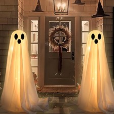 2X Outdoor Ghost Halloween Props Haunted House Scary Halloween Party Decoration