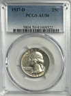 1937-D Washington Quarter, AU 50 PCGS, NR.