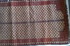 VINTAGE ISLAMIC MUSLIM TURKISH PRAYER RUG FROM BALOCHISTAN TURKEY