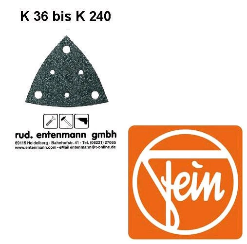 Fein Multimaster Schleifpapier Schleifblätter Großpack 50 Blatt gelocht