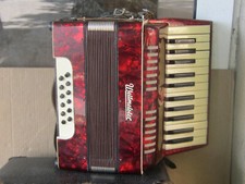 Vintage German DDR Children Accordion Weltmeister 12 Bass NOT Working TO RESTORE