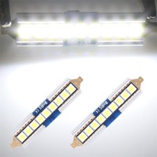 For 2pc 41mm Dome Trunk S Festoon Car Interior White 3030-9-smd Led Lights Us For 2pc 41mm Dome Trunk S Festoon Car Interior White 3030-9-smd Led Lights Us