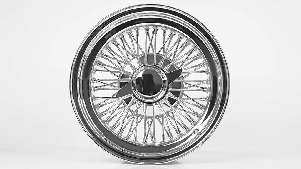 15X7" WIRE WHEELS STANDARD 72SPOKE CROSS LACE CHROME RIMS (W40) eBay