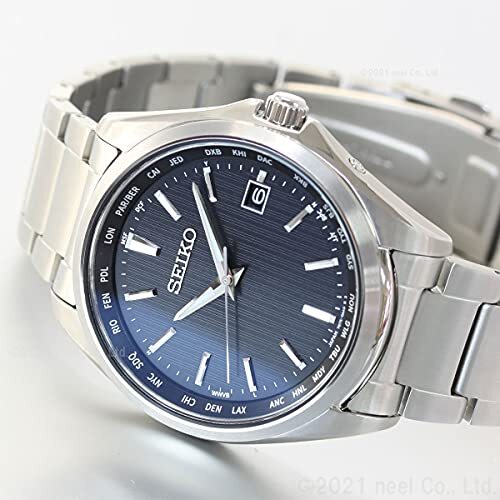 SEIKO Seiko Selection SBTM291 Solar Radio Men's Watch Silver