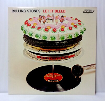 ROLLING STONES Let It Bleed 1986 ABKCO 80041 Remastered US LP Vinyl
