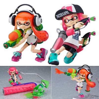 ゲームキャラクター figma Splatoon Girl DX Edition 400-DX figma Splatoon Girl DX Edition Action Figure Inkling Nintendo