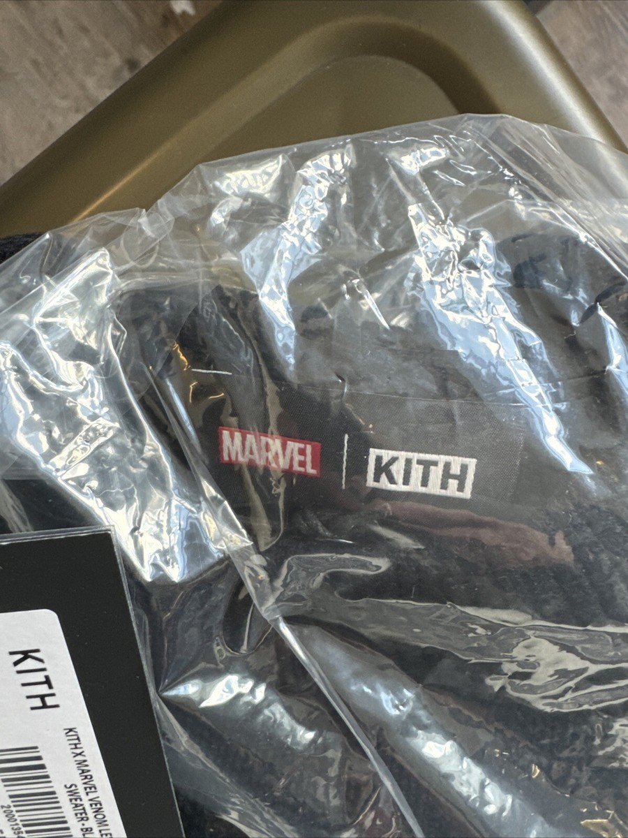 Kith X Marvel Venom Lewis Sweater SIZE M BRAND NEW | eBay Kith X Marvel Venom Lewis Sweater SIZE M BRAND NEW | eBay