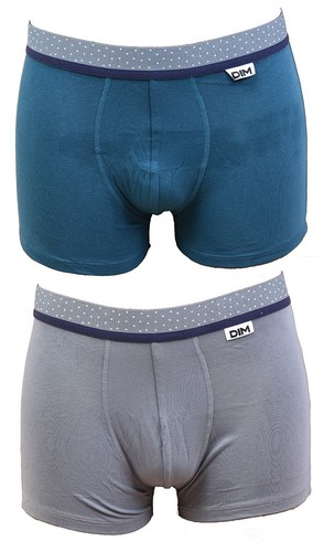 Pack De 2 Slips Homme DIM Coton Stretch 3D Flex - Taille S, Noir, Neuf Avec étiquettes