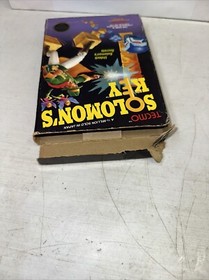 Nintendo NES Game Solomon&rsquo;s Key Cartridge, Box , Sleeve Tested Works