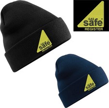 Embroidered Gas Safe Beanie Hat Officially Registered Merch Workwear Unisex Hat