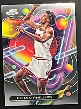 Julian Phillips 2023-24 Topps Cosmic Chrome Bulls ROOKIE Card RC #182