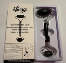NIB AFTERSPA Black Marble Facial Roller Dual-Ended (Large/Small)
