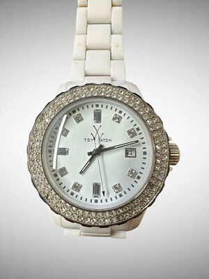 ToyWatch Women\'s Silver and White Timepiece ToyWatch Silver Case Wristwatches for sale | eBay main image 3