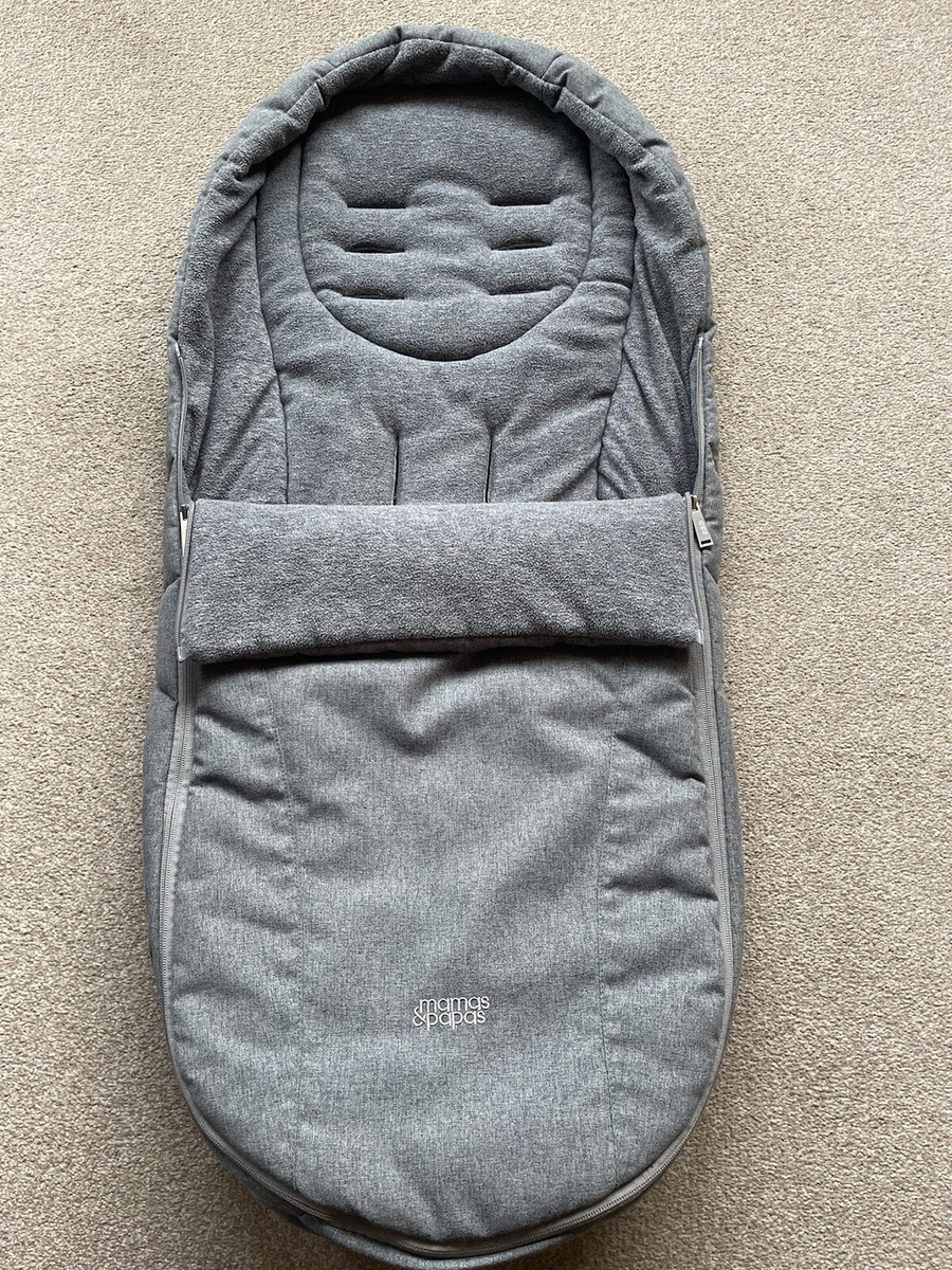 Baby Stroller Ocarro Grey Twill Footmuff ?MAMAS PAPAS OCARRO GREY