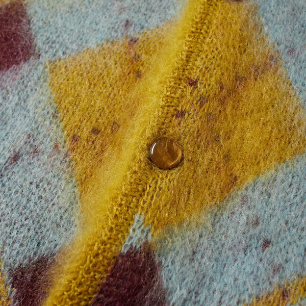NEEDLES MOHAIR ARGYLE CARDIGAN YELLOW size Medium | eBay NEEDLES MOHAIR ARGYLE CARDIGAN YELLOW size Medium | eBay