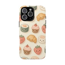 Phone Case, Kawaii Sushi Cupcake Tough Cover, Gift for Foodie, Cute Durable