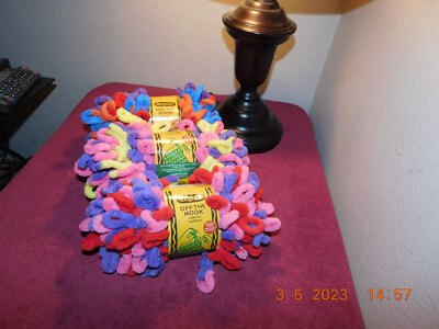 Lion Brand Crayola Off The Hook Yarn Lot of 3