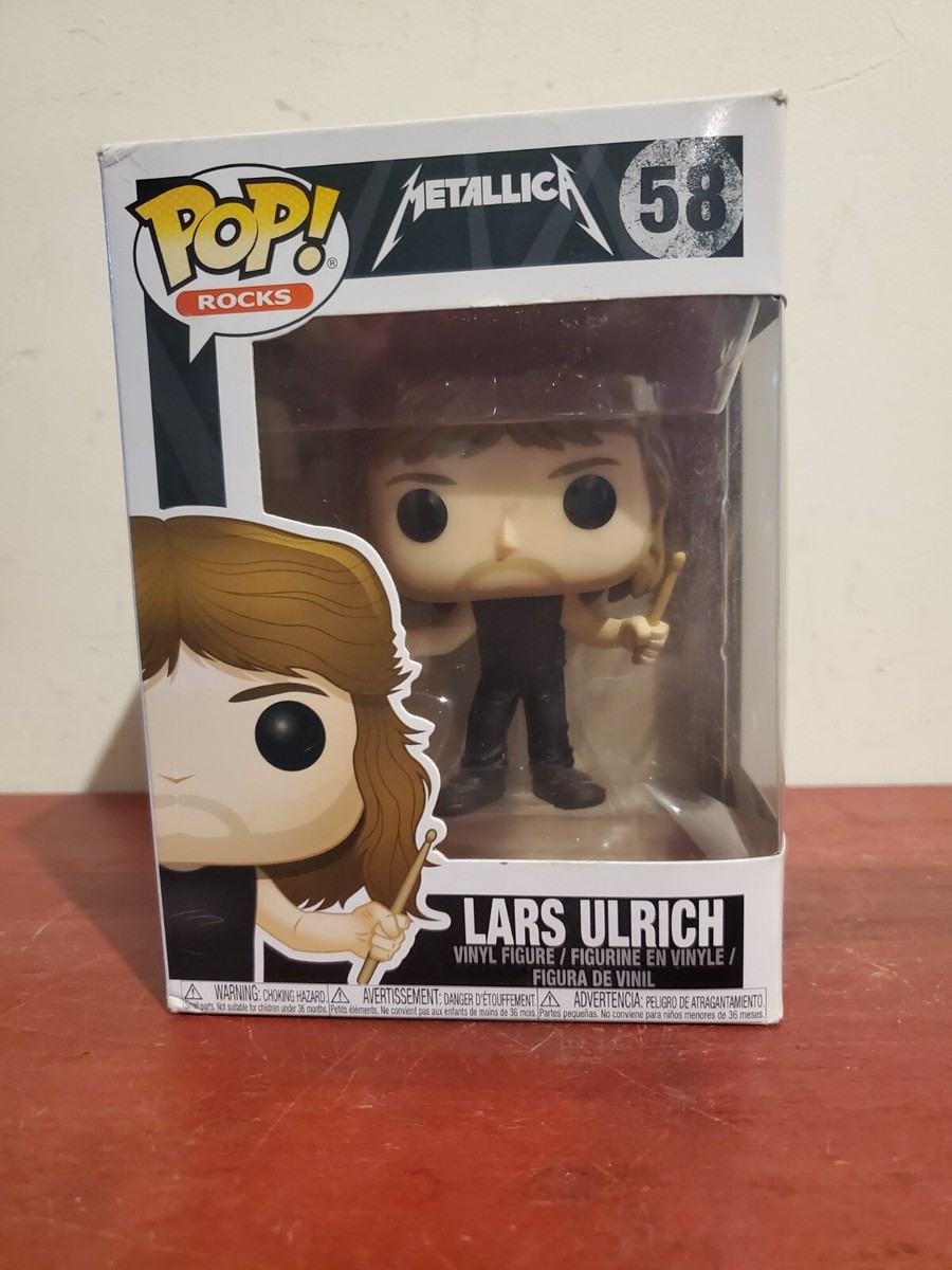 その他 Funko Pop! llica Lars Ulrich 58 Funko Pop Lars Ulrich #58 Metallica Rocks Band Drummer