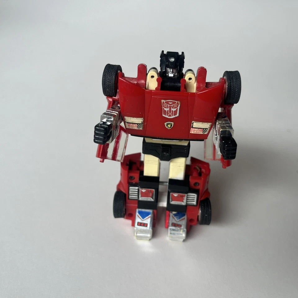 变形金刚 Sideswipe 兰博基尼复古 1984 G1 孩之宝可动人偶 — 第 2/4 张图片
