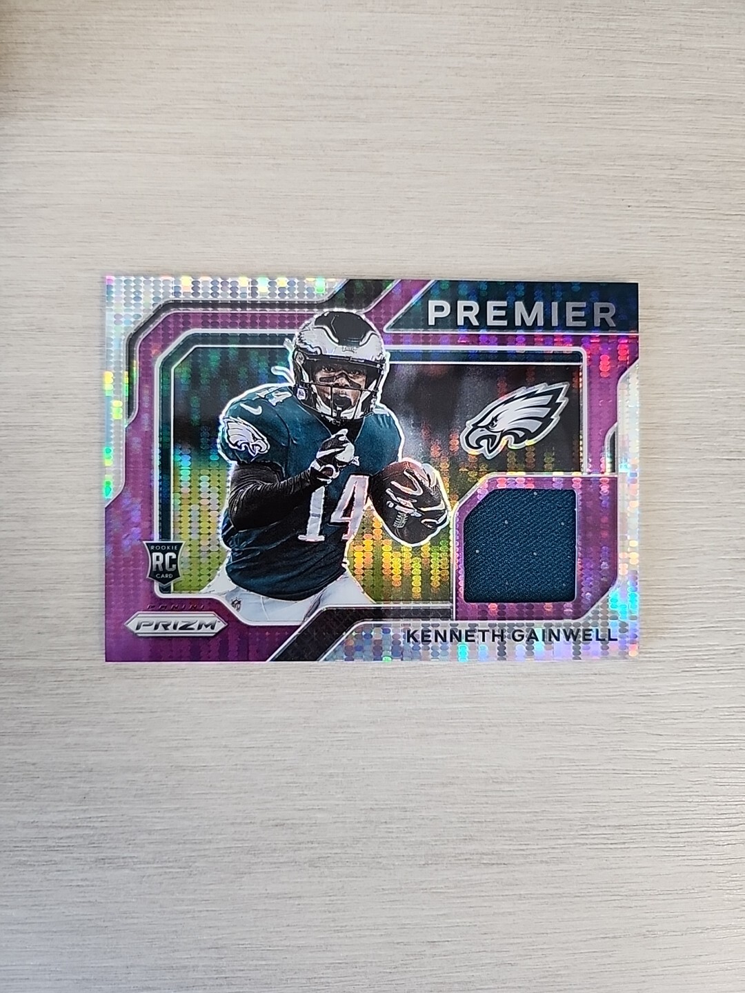 Kenneth Gainwell Panini Prizm Premier Jersey #PJ26 Base