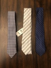 Men  s Neck Tie Lot, Set Of 3, Calvin Klein