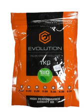 Billes bio 1kg evolution certified airsoft terrain 0.25g 0.28g 0.30g 0.32g 0.35g
