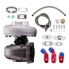 Gt45 Turbo T4 V-band 1.05 Ar Turbine 600hp Oil Drain Feed Return Line Kit