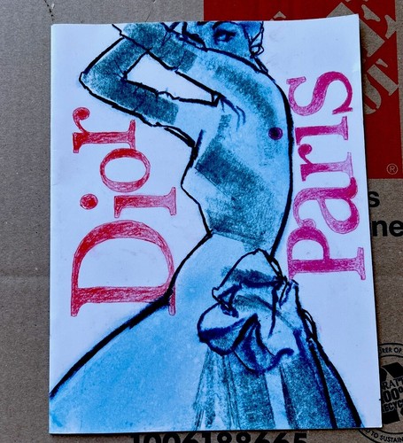Sonderedition! DIOR PARIS von Jim Howard 2016 Papierpuppe Convention Phoenix