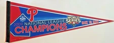 PHILADELPHIA PHILLIES 2009 WORLD SERIES MLB BASEBALL VINTAGE PENNANTS NEW/MINT