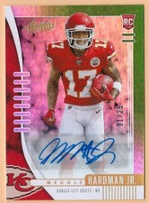 Mecole Hardman -  2019 Absolute Memorabilia Signatures Spectrum Green - Chiefs