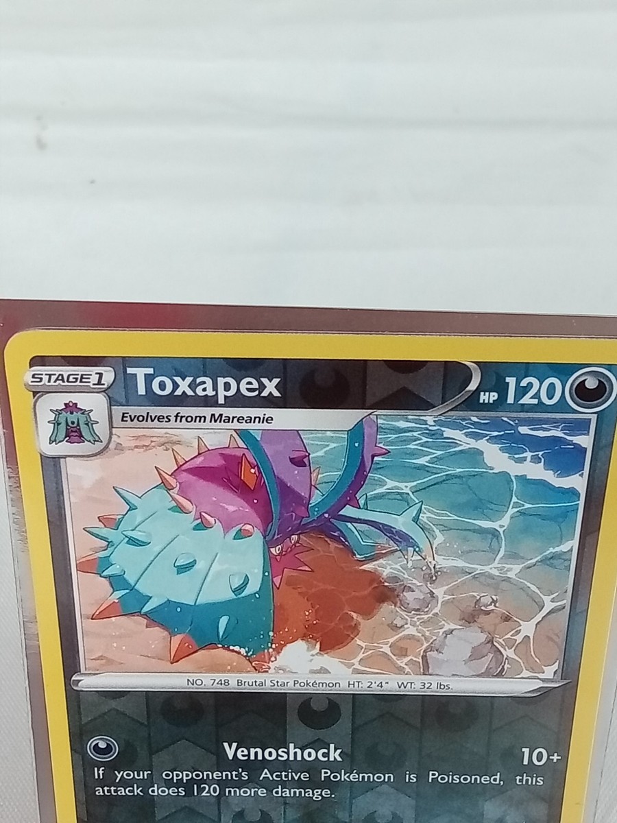 Toxapex 115/195 Silver Tempest Reverse Holo Pokémon Card 2022 | eBay
