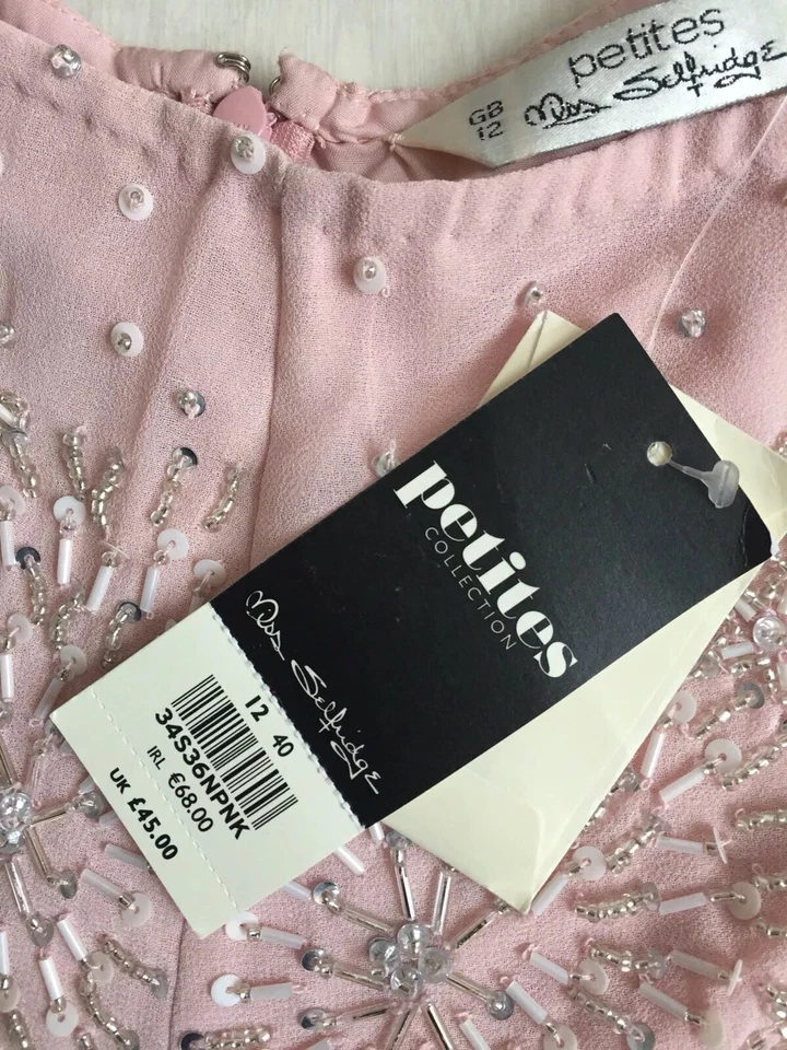 Miss Selfridge Size 12 Petite Shorts PetitesPink Short Shorts RRP £45 - Image 4 of 4