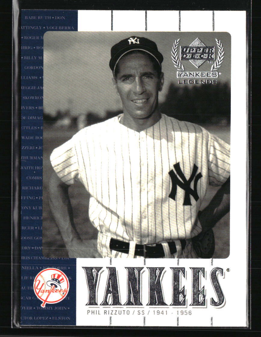Phil Rizzuto 2000 Upper Deck Yankees Legends #11 Baseball Card