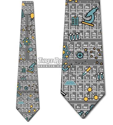 Periodic Table Ties Mens Science Tie Educational Necktie | eBay