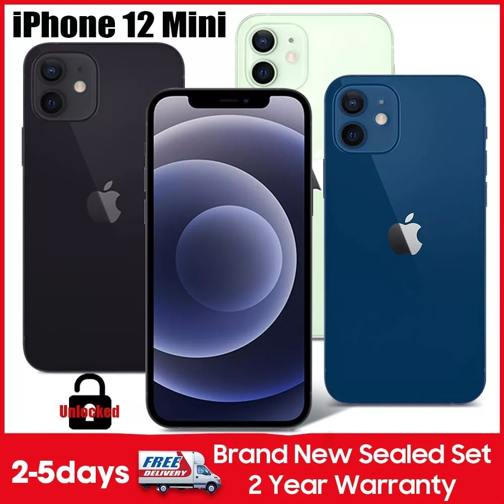 iPhone 12 mini 64GB ブラック Apple iPhone 12 mini - 64GB - Black (Unlocked) for sale online