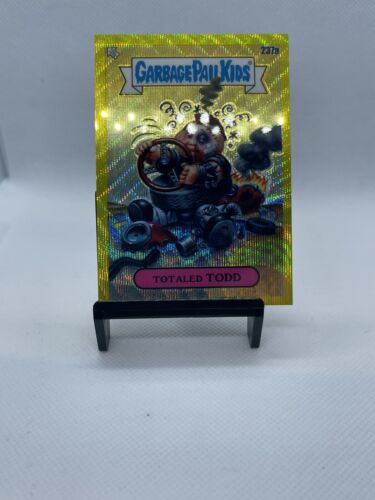 2023 Topps Chrome Garbage Pail Kids OS6 Yellow #237a TOTALED TODD /275  - Picture 1 of 2