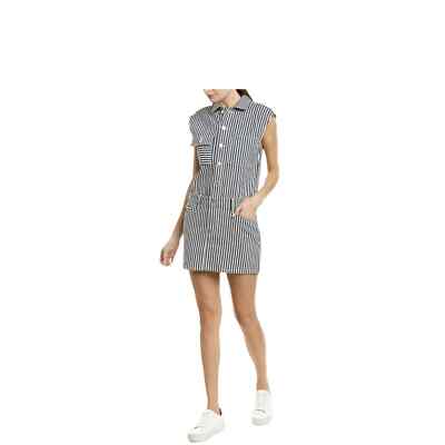 NWOT Current/Elliott The Jumpsuit Striped Denim Mini Dress
