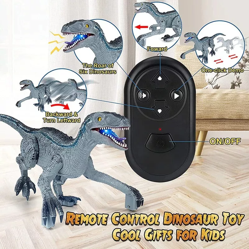 Dinosaurio blue de control remoto hot sale