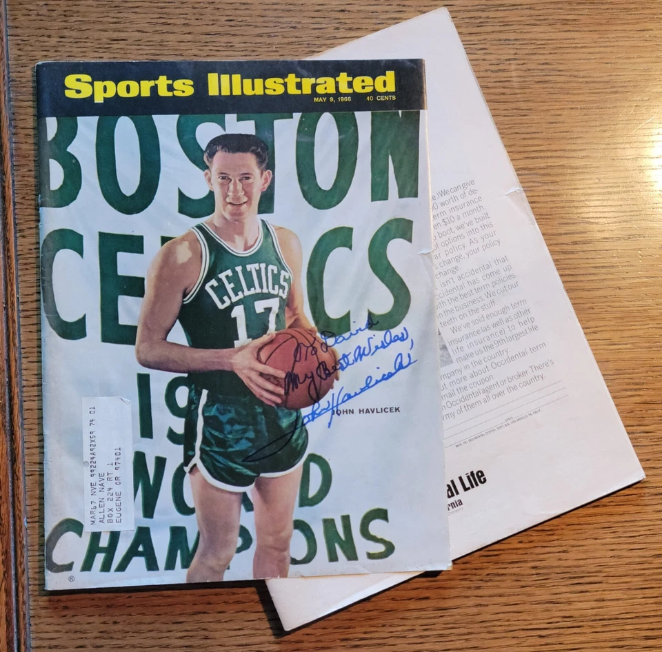 John Havlicek, Autographed Sports Illustrated Magazine, May 9, 1966 - Image 4 of 4