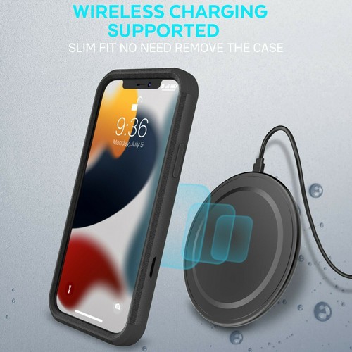 For Apple iPhone 13 12 11 Pro Max Case Heavy Duty Rugged Cover +Tempered Glass - Photo 5 sur 42