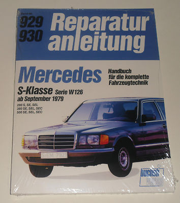 Reparaturanleitung Mercedes W126 S-Klasse 280 / 380 / 500 S / SE / SEL / SEC