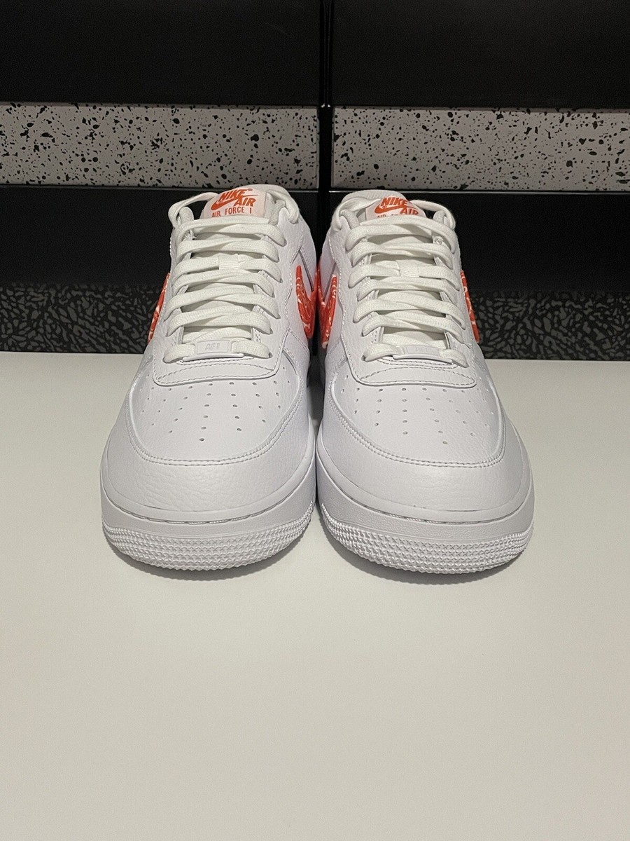 New Nike W Air Force 1 '07 ESS “Orange Paisley” DJ9942-102 Womens