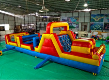 50x10x12 Commercial Inflatable Slide Bounce Castle Obstacle Course We Finance