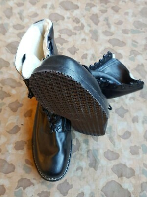 Fliegerstiefel Lammfell Original Bundeswehr Pilotenstiefel Winter