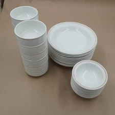 Steelite International Bowls HotelWare SLE3 Tan Ring Qty 12 9 5-1/4 4-1/4 Inch