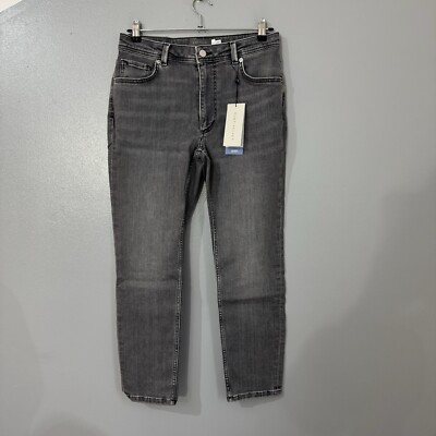 Mint Velvet Grey Wash Skinny Jeans Size 12 S BNWT RRP £89 UK