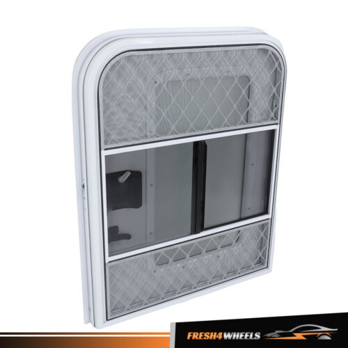 26" W ×32" H White Driver Entry Door For RV Camper Teardrop Trailer Entry Door - Picture 4 of 13