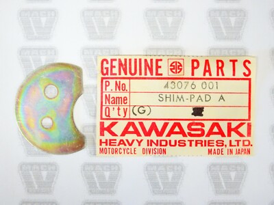 Kawasaki NOS NEW 43076-001 Shim Z1 S2 S3 KH Mach II KH400 | eBay